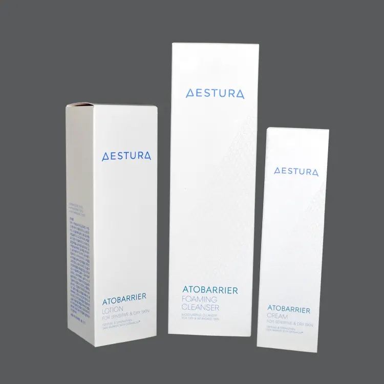 化妆品包装盒材质之白卡纸盒